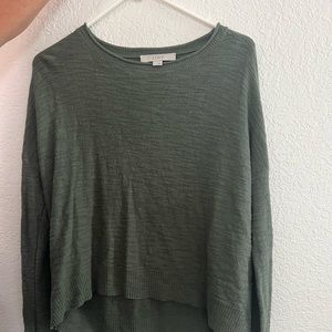 Loft green long sleeve size large could fit medium slightly used